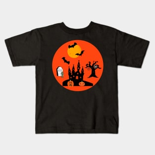 SPOOKY HALLOWEEN Kids T-Shirt